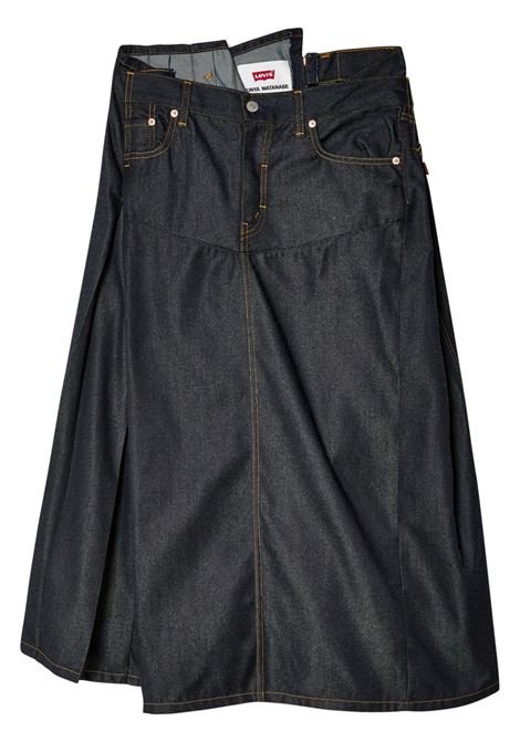 Blue denim asimmetric-design skirt - women JUNYA WATANABE | JMS1021